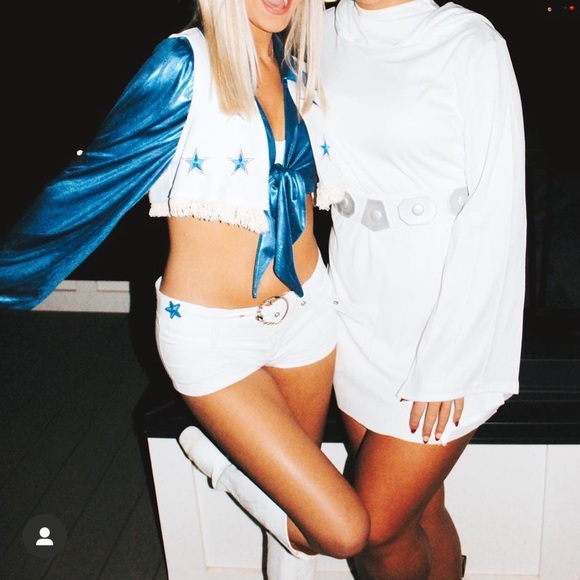 dallas cowboys cheer cheerleader costume outfit uniform - Picture 5 of 9